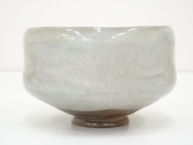 赤膚焼 水指 大塩正人造 織部流し 茶道具 共箱 ys7097993; 宗sou 赤膚焼 大塩正松造 茶碗（共箱）【道】 : お茶道具